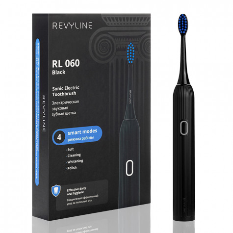 Электрическая звуковая зубная щётка Revyline RL 060 Black