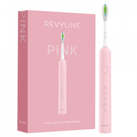 Электрическая звуковая зубная щётка Revyline RL 044 Pink