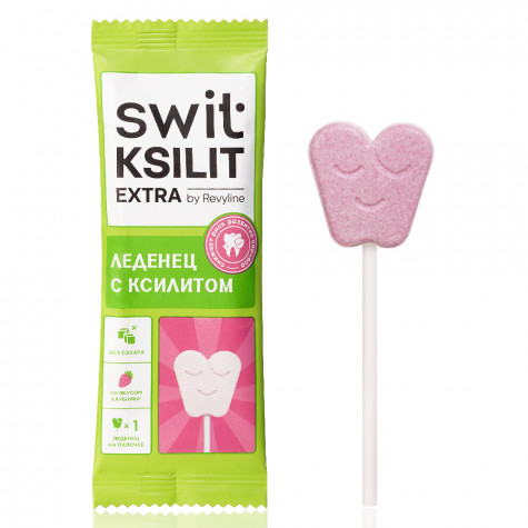 Леденцы на палочке Swit by Revyline Ksilit Extra Mix, 8 шт.